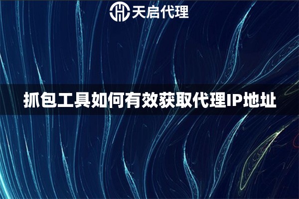 抓包工具如何有效获取代理IP地址