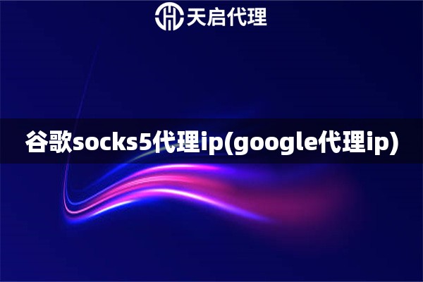 谷歌socks5代理ip(google代理ip)