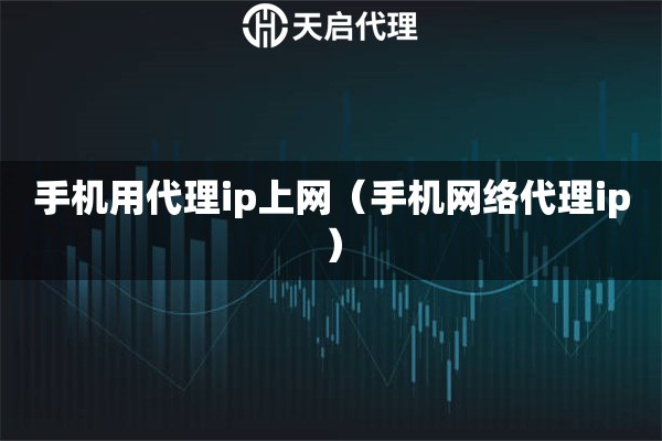 手机用代理ip上网（手机网络代理ip）