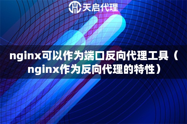 nginx可以作为端口反向代理工具（nginx作为反向代理的特性）